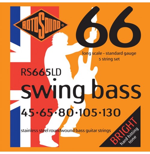 Rotosound RS665LD strune za 5-strun bas kitaro 45-130